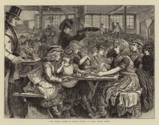 De jonge raven, een vrijdagdiner in Great Queen Street